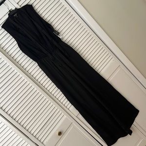 Juicy Couture Black Label Satin Lace Jumpsuit